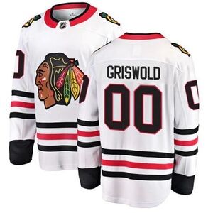 🎄🎅🏻 Chicago Blackhawks Fanatics “Griswold” Replica Jersey - Christmas Vacation